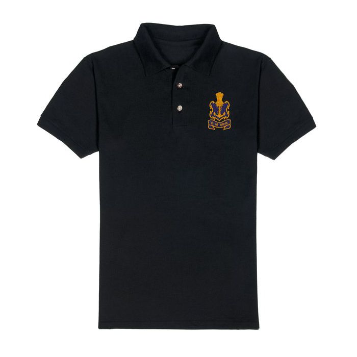 Premium Indian Navy Black Polo T-shirt